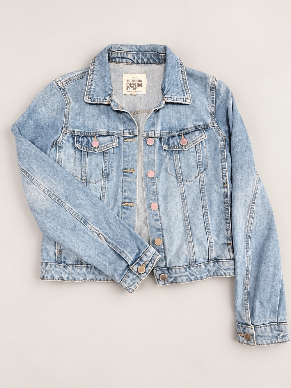 Zara Light Wash Denim Jacket